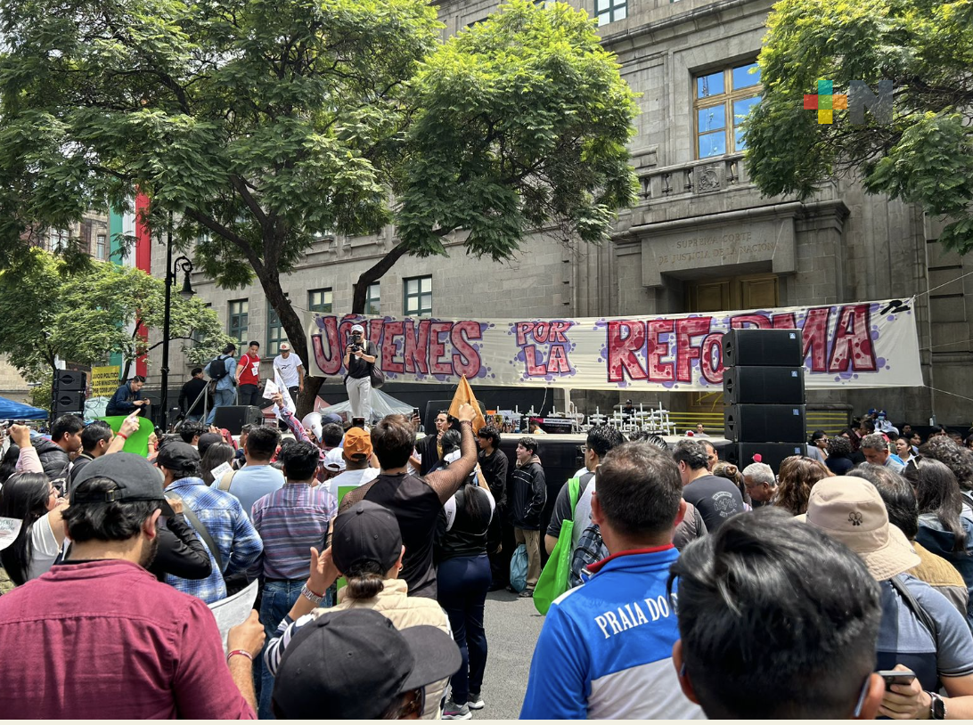 «Poder Judicial por voto popular», estudiantes a favor de la reforma